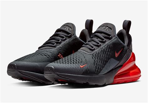 Schwarze, rote Nike Air Max 270 